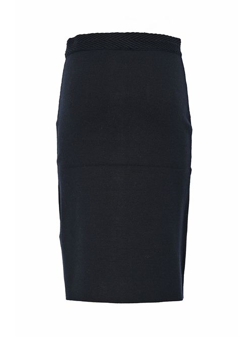 Gonna in misto viscosa con bottoni gioiello BLUGIRL | RF5261 MA41R93812